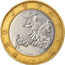 Coin, Monaco, Rainier III, 10 Francs, 1992, EF(40-45), Bi-Metallic, KM:163