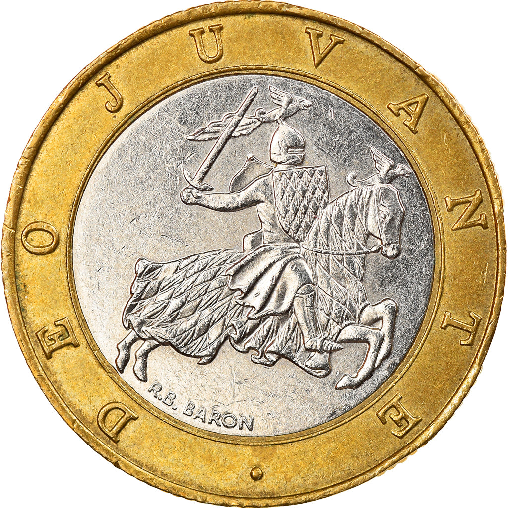 Coin, Monaco, Rainier III, 10 Francs, 1993, AU(55-58), Bi-Metallic, KM:163
