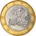Münze, Monaco, Rainier III, 10 Francs, 1989, VZ, Bi-Metallic, KM:163