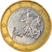 Coin, Monaco, Rainier III, 10 Francs, 1991, EF(40-45), Bi-Metallic, KM:163