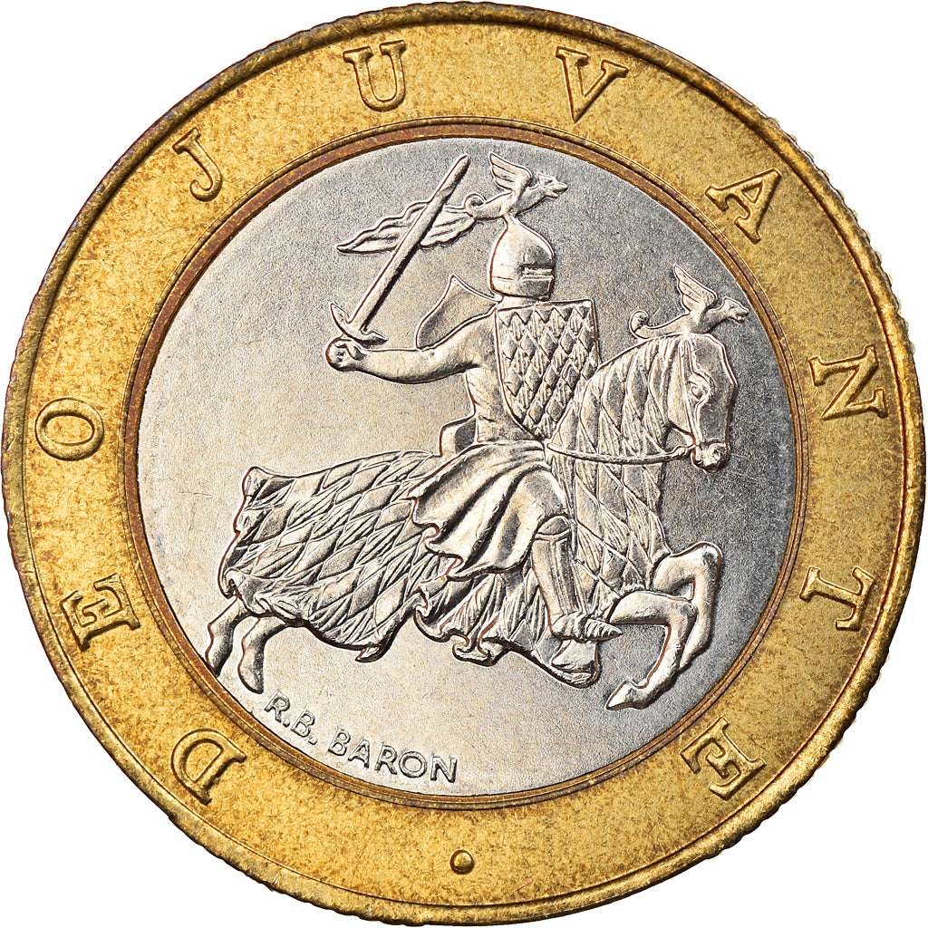 Coin, Monaco, Rainier III, 10 Francs, 1993, EF(40-45), Bi-Metallic, KM:163