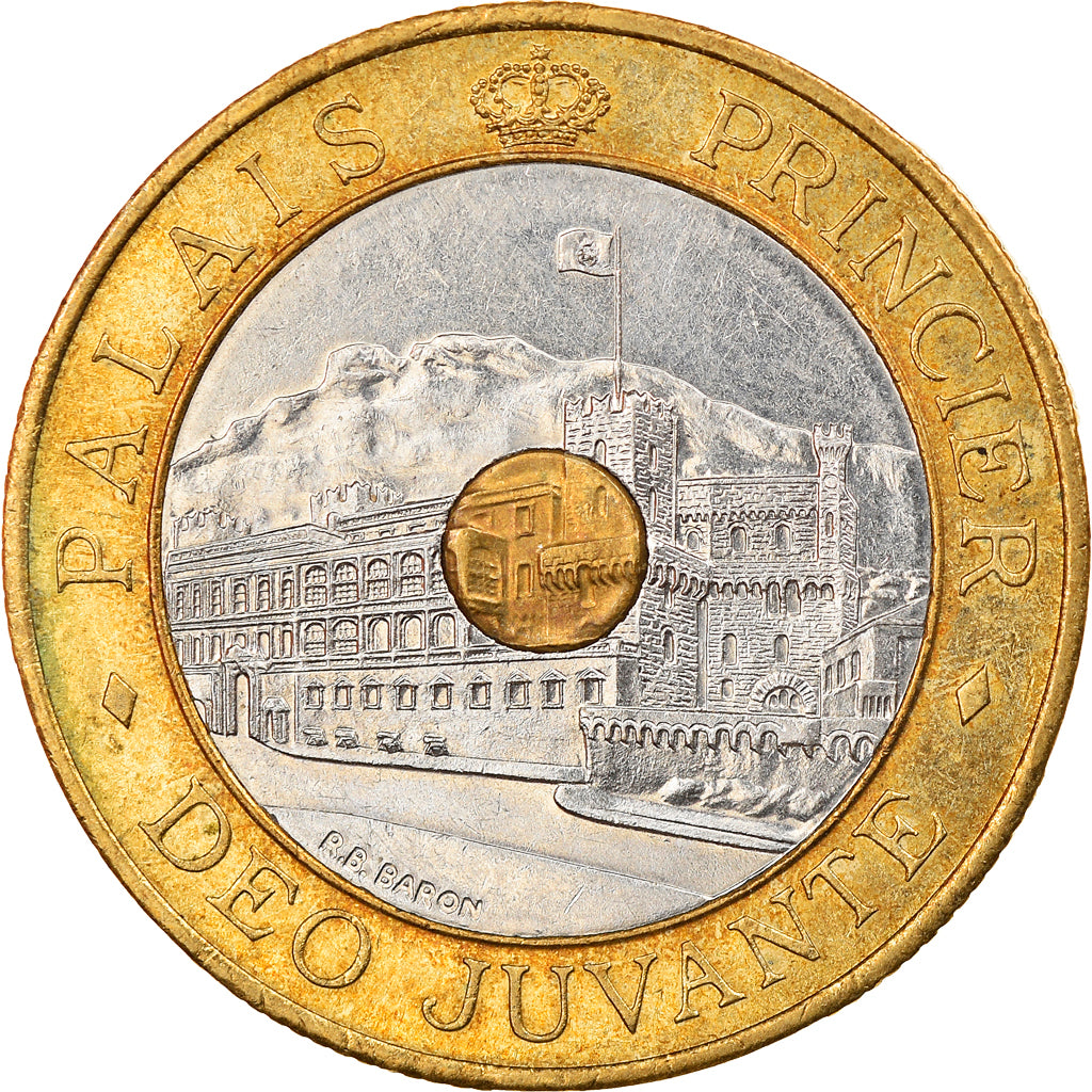Coin, Monaco, Rainier III, 20 Francs, 1992, EF(40-45), Tri-Metallic, KM:165