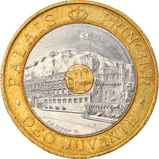 Coin, Monaco, Rainier III, 20 Francs, 1992, EF(40-45), Tri-Metallic, KM:165