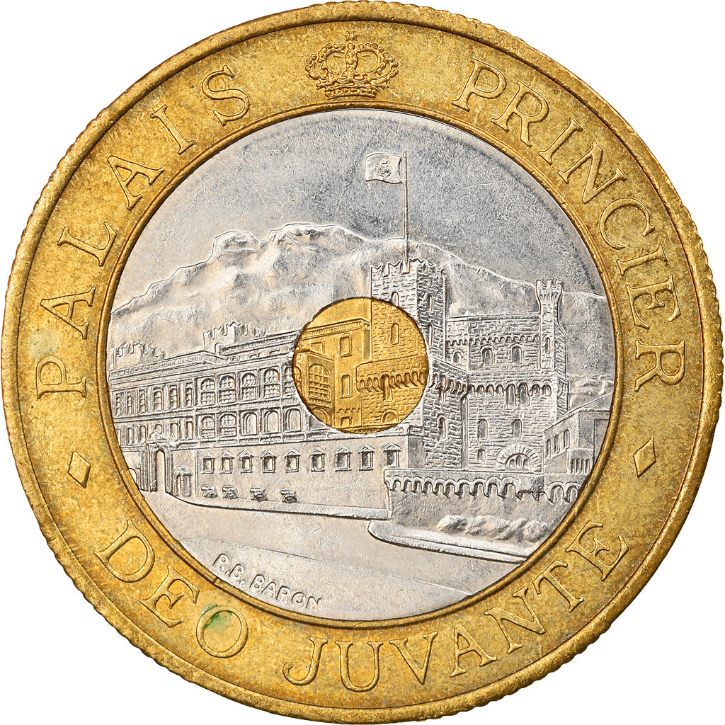 Coin, Monaco, Rainier III, 20 Francs, 1992, EF(40-45), Tri-Metallic, KM:165