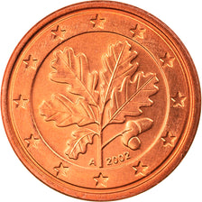 Bundesrepublik Deutschland, Euro Cent, 2002, Berlin, STGL, Copper Plated Steel