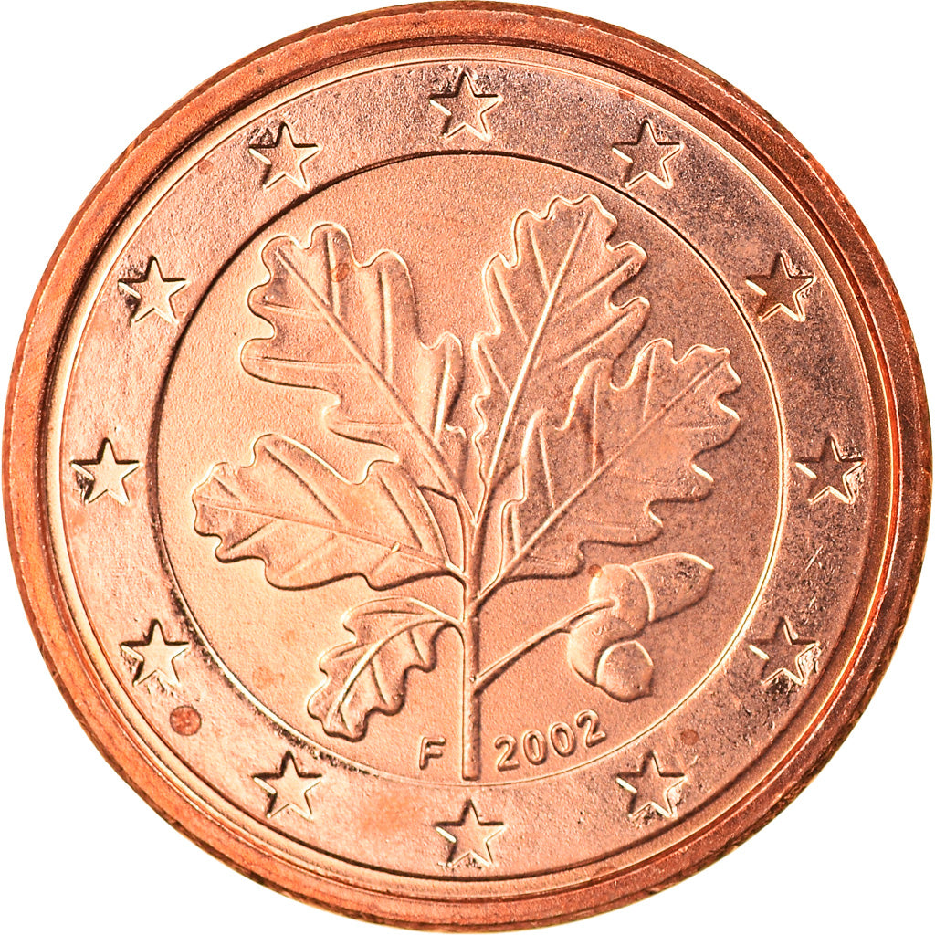 GERMANIA - REPUBBLICA FEDERALE, Euro Cent, 2002, Stuttgart, FDC, Acciaio