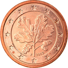 GERMANIA - REPUBBLICA FEDERALE, Euro Cent, 2002, Stuttgart, FDC, Acciaio