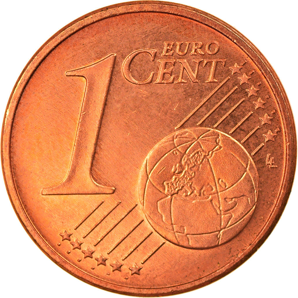 ALEMANHA - REPÚBLICA FEDERAL, Euro Cent, 2002, Karlsruhe, MS(65-70), Aço