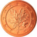 GERMANY - FEDERAL REPUBLIC, Euro Cent, 2002, Hambourg, MS(65-70), Copper Plated
