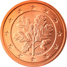 Bundesrepublik Deutschland, 2 Euro Cent, 2002, Munich, STGL, Copper Plated