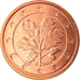 Bundesrepublik Deutschland, 2 Euro Cent, 2002, Stuttgart, STGL, Copper Plated