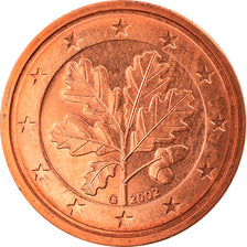 GERMANIA - REPUBBLICA FEDERALE, 2 Euro Cent, 2002, Karlsruhe, FDC, Acciaio