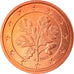 GERMANY - FEDERAL REPUBLIC, 2 Euro Cent, 2002, Hambourg, MS(65-70), Copper