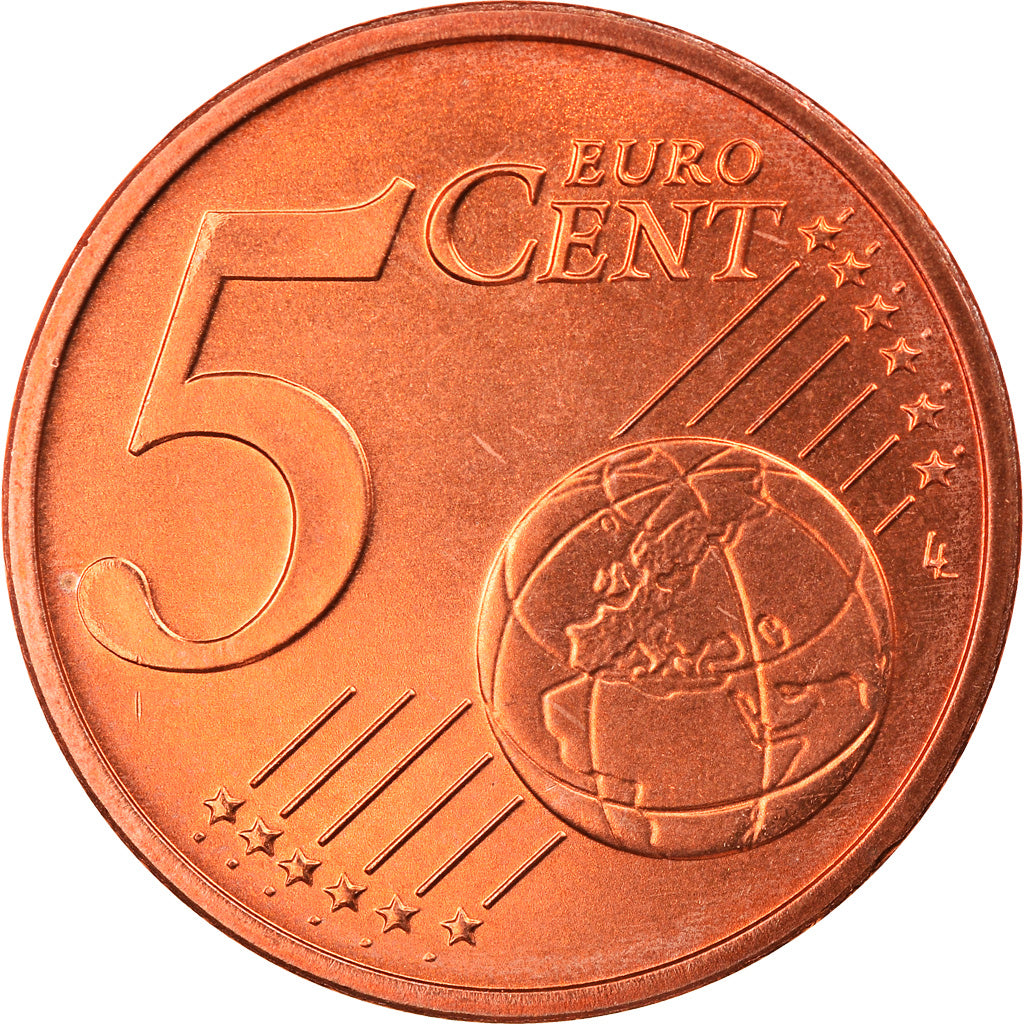 Bundesrepublik Deutschland, 5 Euro Cent, 2002, Berlin, STGL, Copper Plated