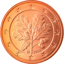 GERMANIA - REPUBBLICA FEDERALE, 5 Euro Cent, 2002, Munich, FDC, Acciaio placcato