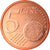 ALEMANHA - REPÚBLICA FEDERAL, 5 Euro Cent, 2002, Stuttgart, MS(65-70), Aço