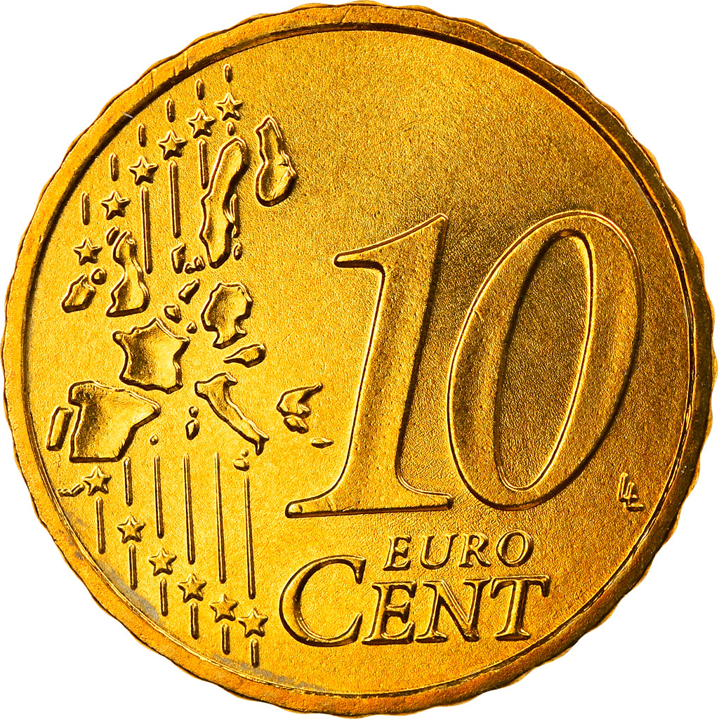 GERMANIA - REPUBBLICA FEDERALE, 10 Euro Cent, 2002, Munich, FDC, Ottone, KM:210