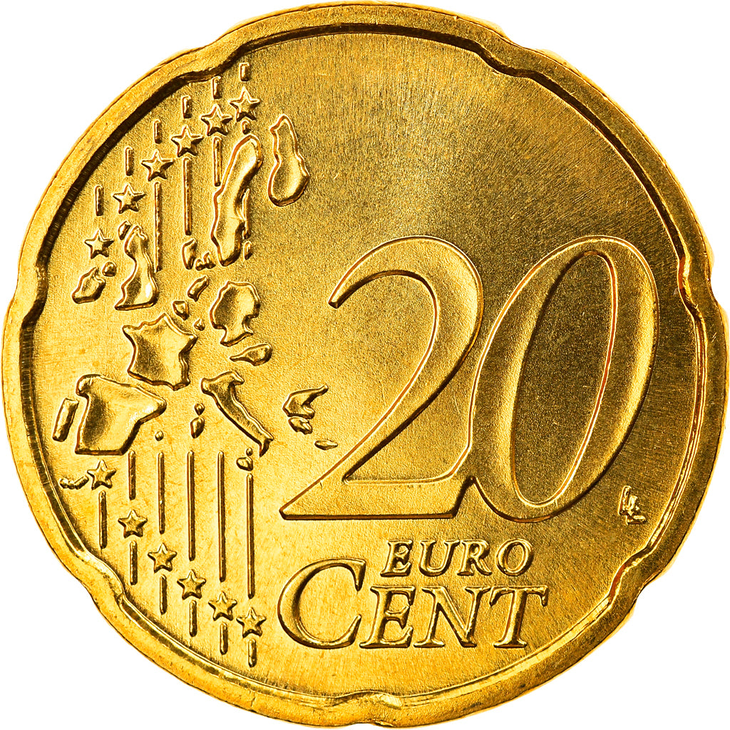 GERMANIA - REPUBBLICA FEDERALE, 20 Euro Cent, 2002, Munich, FDC, Ottone, KM:211