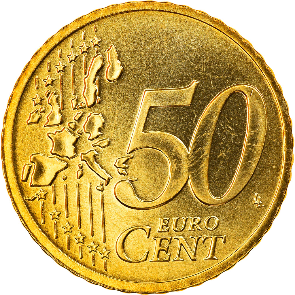 GERMANIA - REPUBBLICA FEDERALE, 50 Euro Cent, 2002, Berlin, FDC, Ottone, KM:212