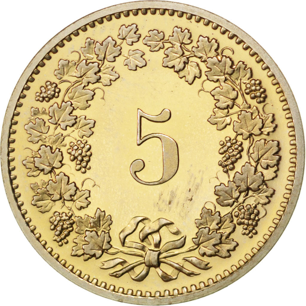 SWITZERLAND, 5 Rappen, 1978, Bern, KM #26, MS(63), Copper-Nickel, 17.15, 1.99