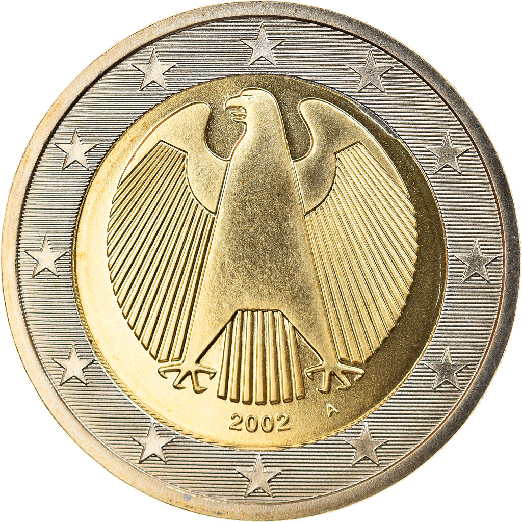 GERMANY - FEDERAL REPUBLIC, 2 Euro, 2002, Berlin, MS(65-70), Bi-Metallic, KM:214