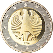 ALEMANIA - REPÚBLICA FEDERAL, 2 Euro, 2002, Munich, FDC, Bimetálico, KM:214
