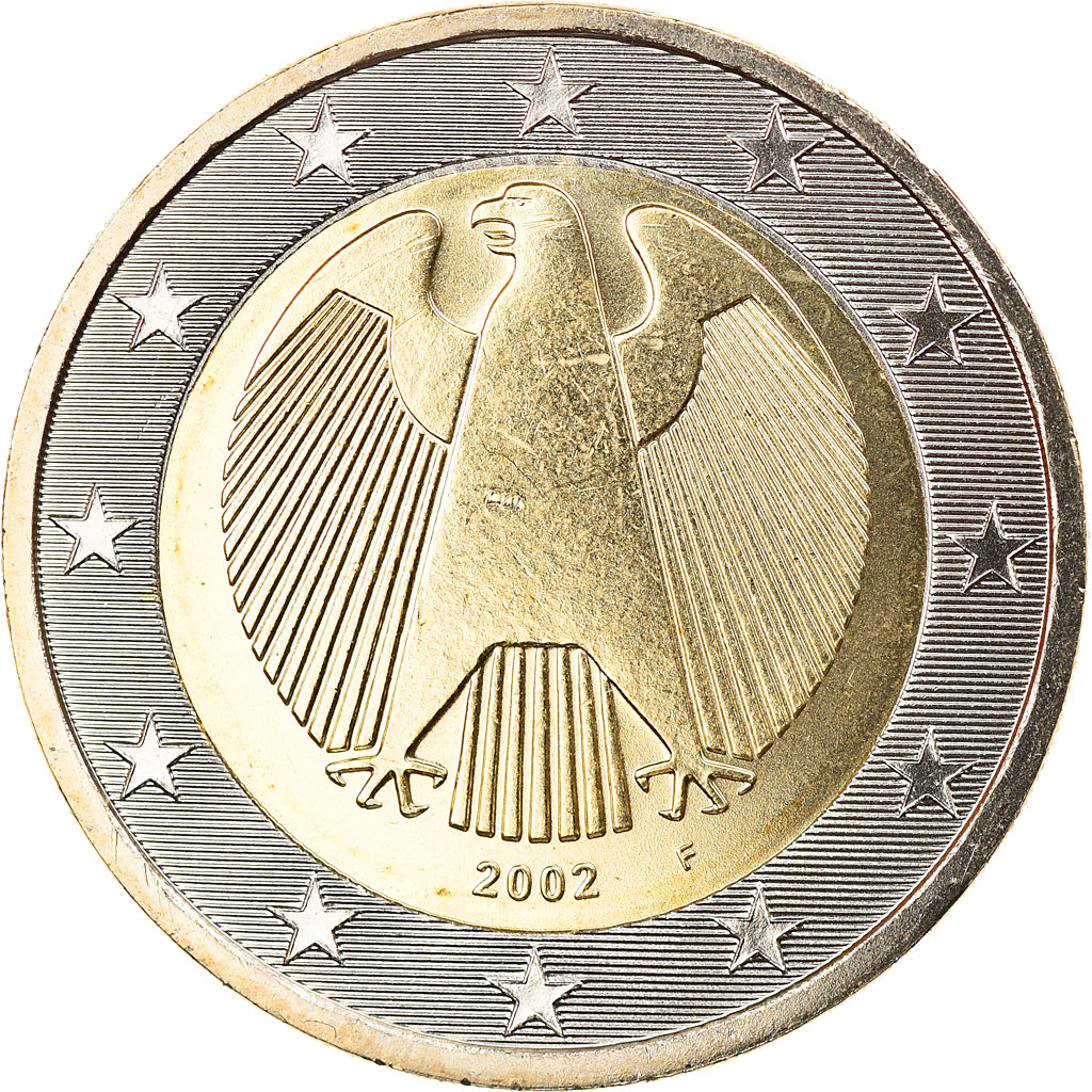 GERMANIA - REPUBBLICA FEDERALE, 2 Euro, 2002, Stuttgart, FDC, Bi-metallico