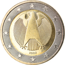 GERMANY - FEDERAL REPUBLIC, 2 Euro, 2002, Karlsruhe, MS(65-70), Bi-Metallic