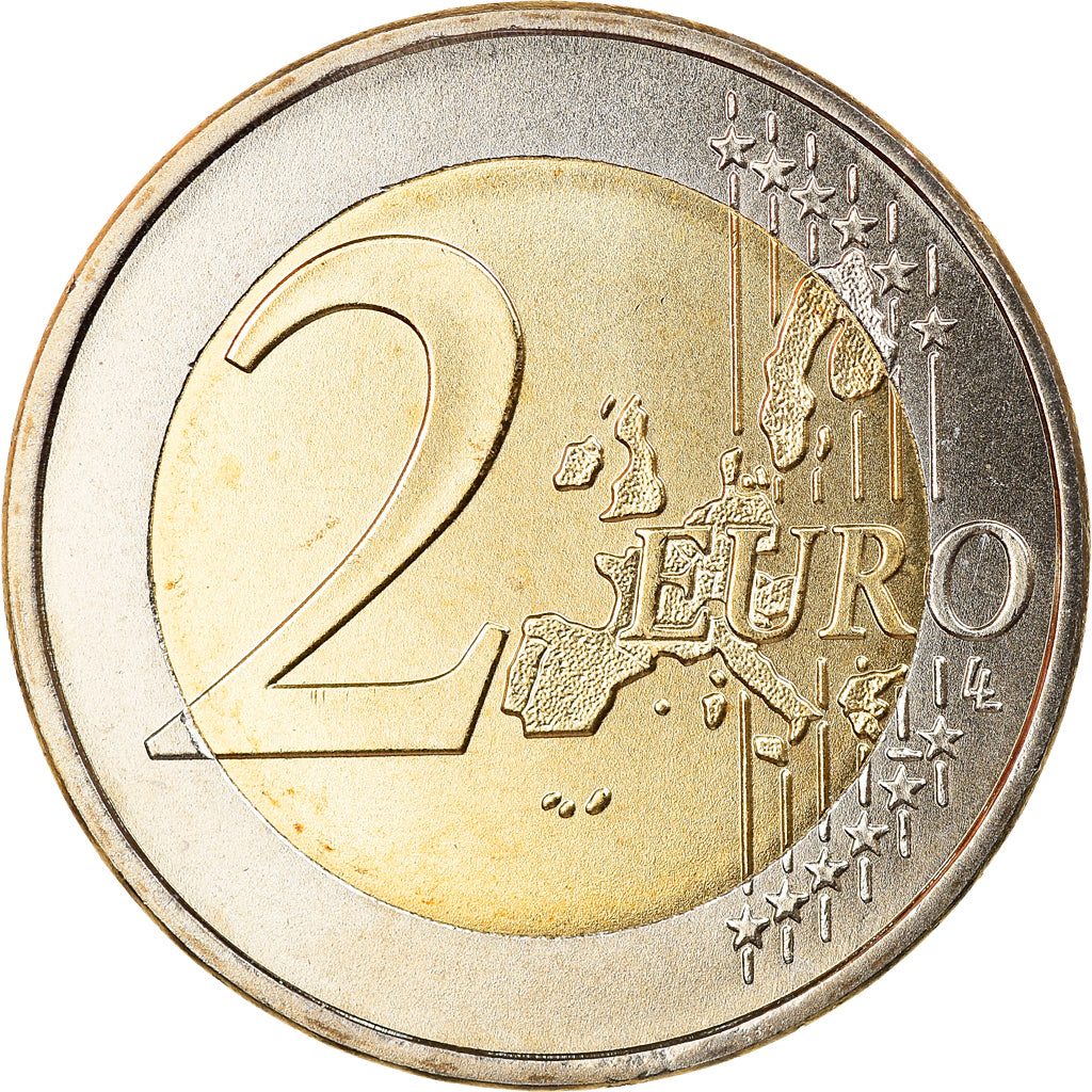 GERMANY - FEDERAL REPUBLIC, 2 Euro, 2002, Hambourg, MS(65-70), Bi-Metallic
