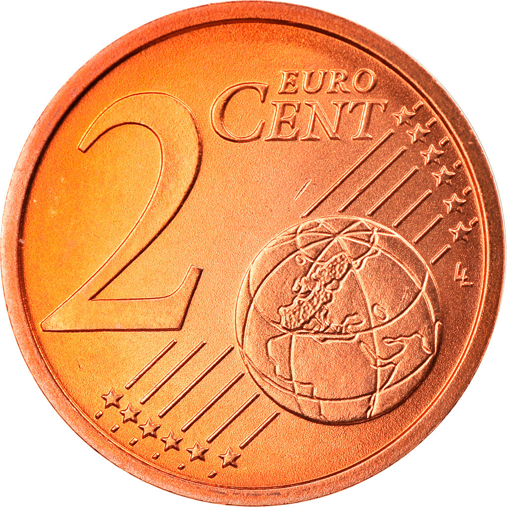 GERMANY - FEDERAL REPUBLIC, 2 Euro Cent, 2003, Munich, MS(65-70), Copper Plated