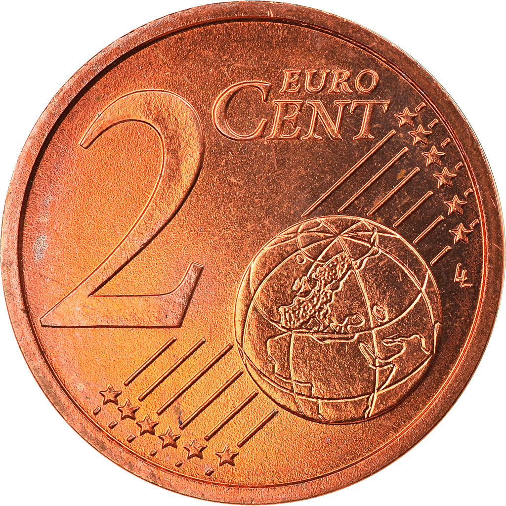 Niemcy - RFN, 2 Euro Cent, 2003, Hambourg, MS(65-70), Miedź platerowana stalą