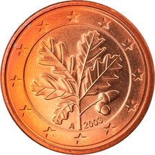 GERMANY - FEDERAL REPUBLIC, 5 Euro Cent, 2003, Berlin, MS(65-70), Copper Plated