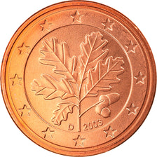 GERMANIA - REPUBBLICA FEDERALE, 5 Euro Cent, 2003, Munich, FDC, Acciaio placcato