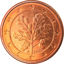 GERMANIA - REPUBBLICA FEDERALE, 5 Euro Cent, 2003, Stuttgart, FDC, Acciaio