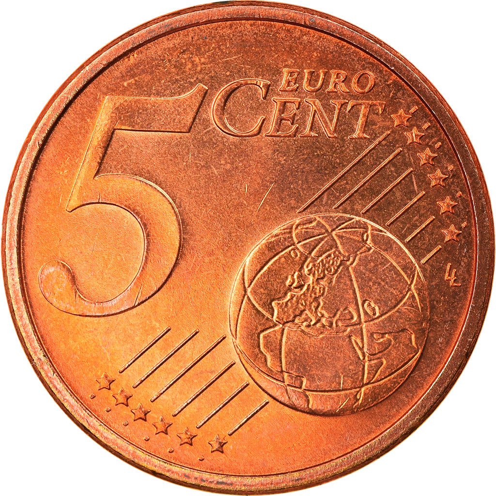 GERMANIA - REPUBBLICA FEDERALE, 5 Euro Cent, 2003, Stuttgart, FDC, Acciaio