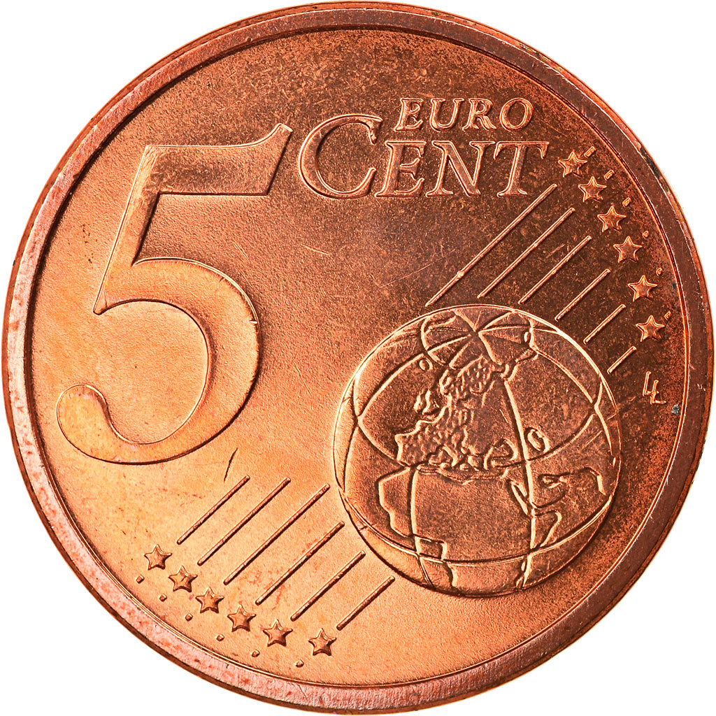 GERMANY - FEDERAL REPUBLIC, 5 Euro Cent, 2003, Karlsruhe, MS(65-70), Copper