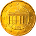 GERMANY - FEDERAL REPUBLIC, 20 Euro Cent, 2003, Hambourg, MS(65-70), Brass