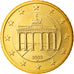 GERMANY - FEDERAL REPUBLIC, 50 Euro Cent, 2003, Munich, MS(65-70), Brass, KM:212