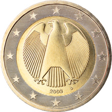 GERMANIA - REPUBBLICA FEDERALE, 2 Euro, 2003, Munich, FDC, Bi-metallico, KM:214