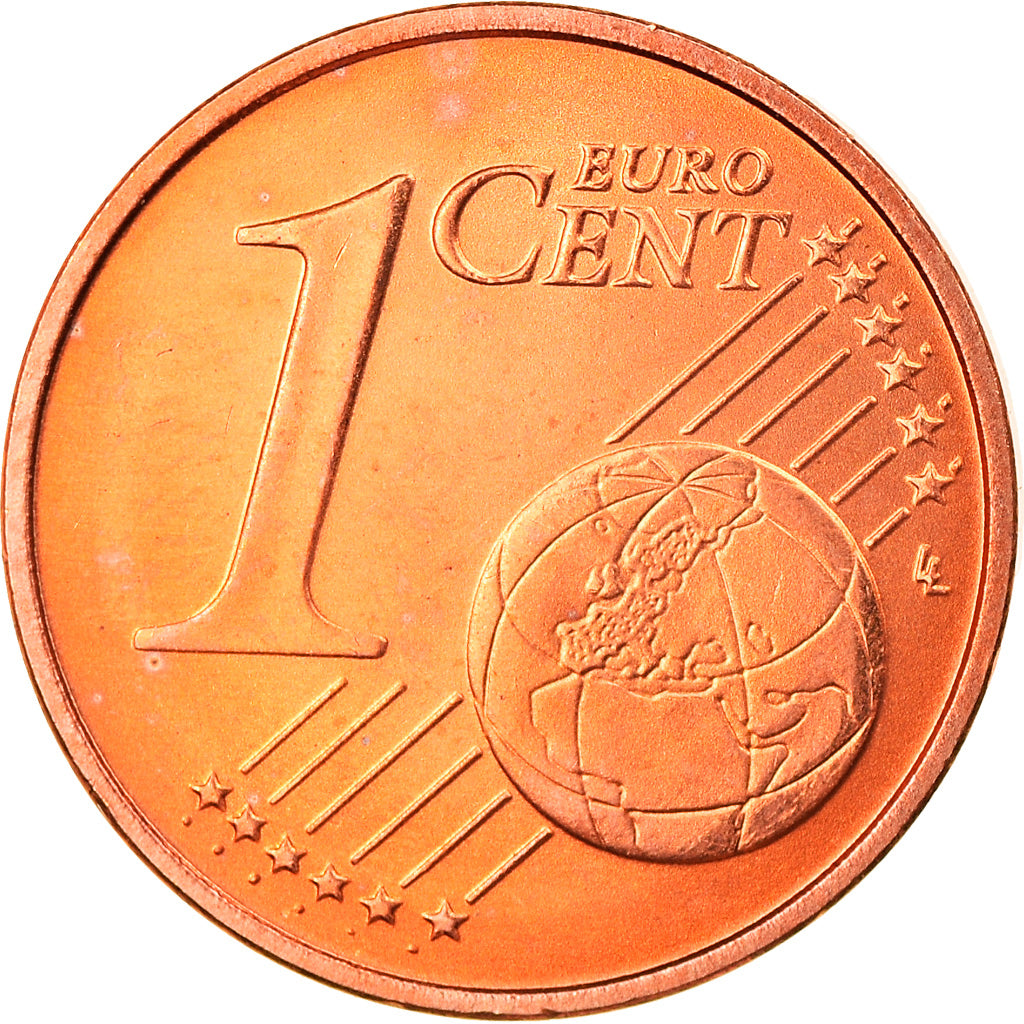 GERMANY - FEDERAL REPUBLIC, Euro Cent, 2004, Berlin, MS(65-70), Copper Plated