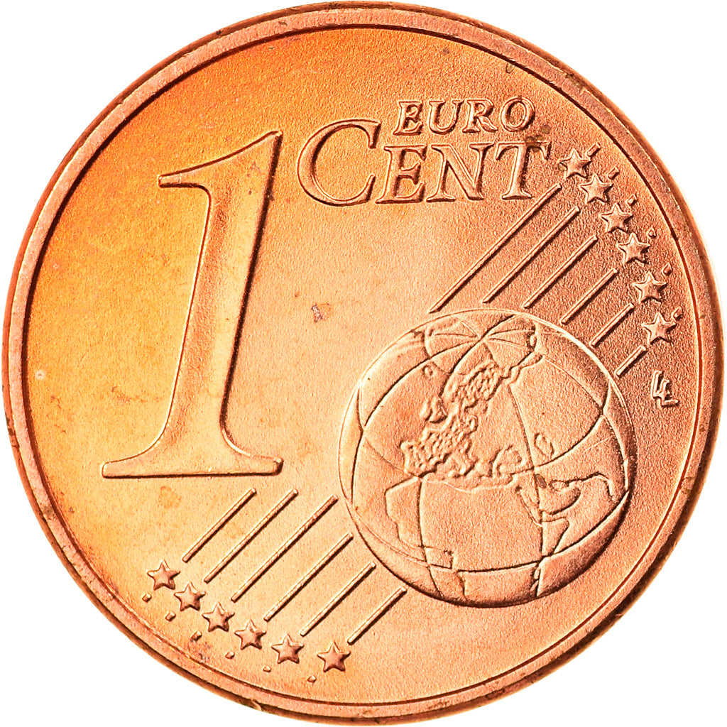 GERMANIA - REPUBBLICA FEDERALE, Euro Cent, 2004, Hambourg, FDC, Acciaio placcato