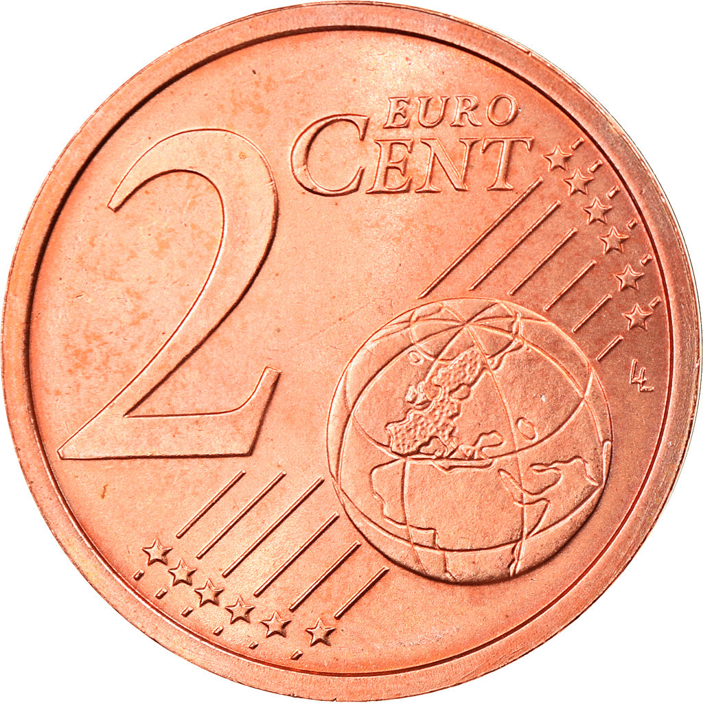 GERMANIA - REPUBBLICA FEDERALE, 2 Euro Cent, 2004, Berlin, FDC, Acciaio placcato