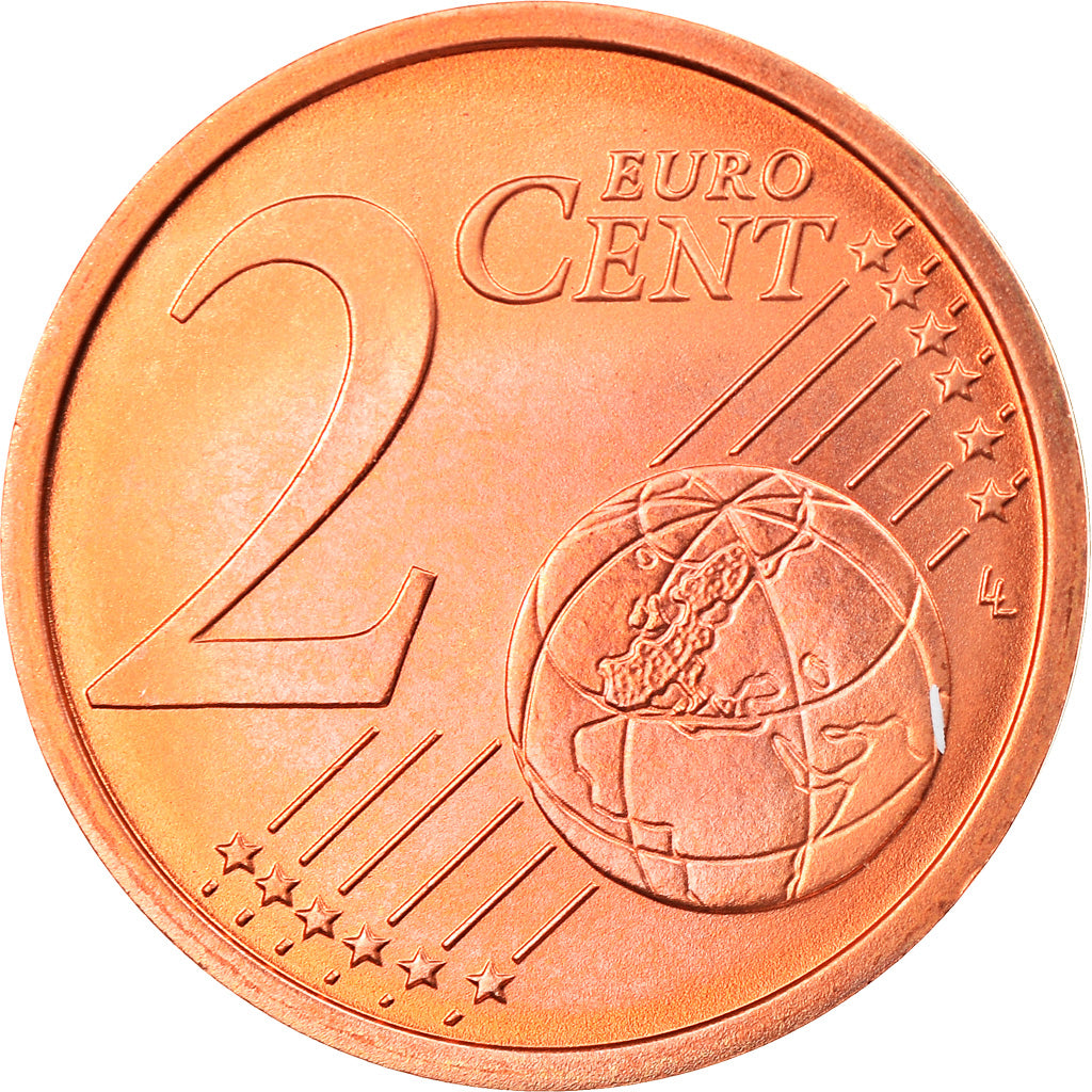 Niemcy - RFN, 2 Euro Cent, 2004, Munich, MS(65-70), Miedź platerowana stalą