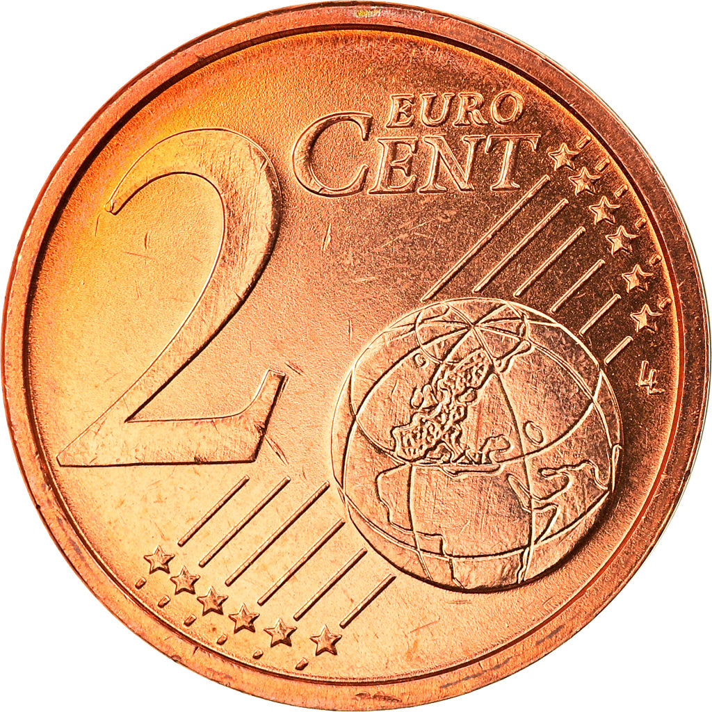 GERMANIA - REPUBBLICA FEDERALE, 2 Euro Cent, 2004, Stuttgart, FDC, Acciaio