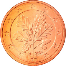 GERMANY - FEDERAL REPUBLIC, 5 Euro Cent, 2004, Berlin, MS(65-70), Copper Plated