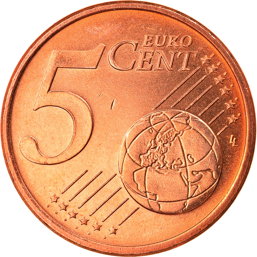 ALEMANHA - REPÚBLICA FEDERAL, 5 Euro Cent, 2004, Stuttgart, MS(65-70), Aço