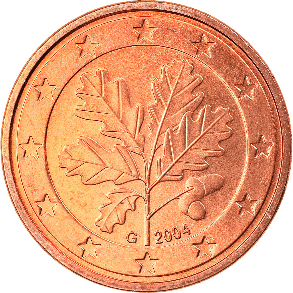 GERMANIA - REPUBBLICA FEDERALE, 5 Euro Cent, 2004, Karlsruhe, FDC, Acciaio