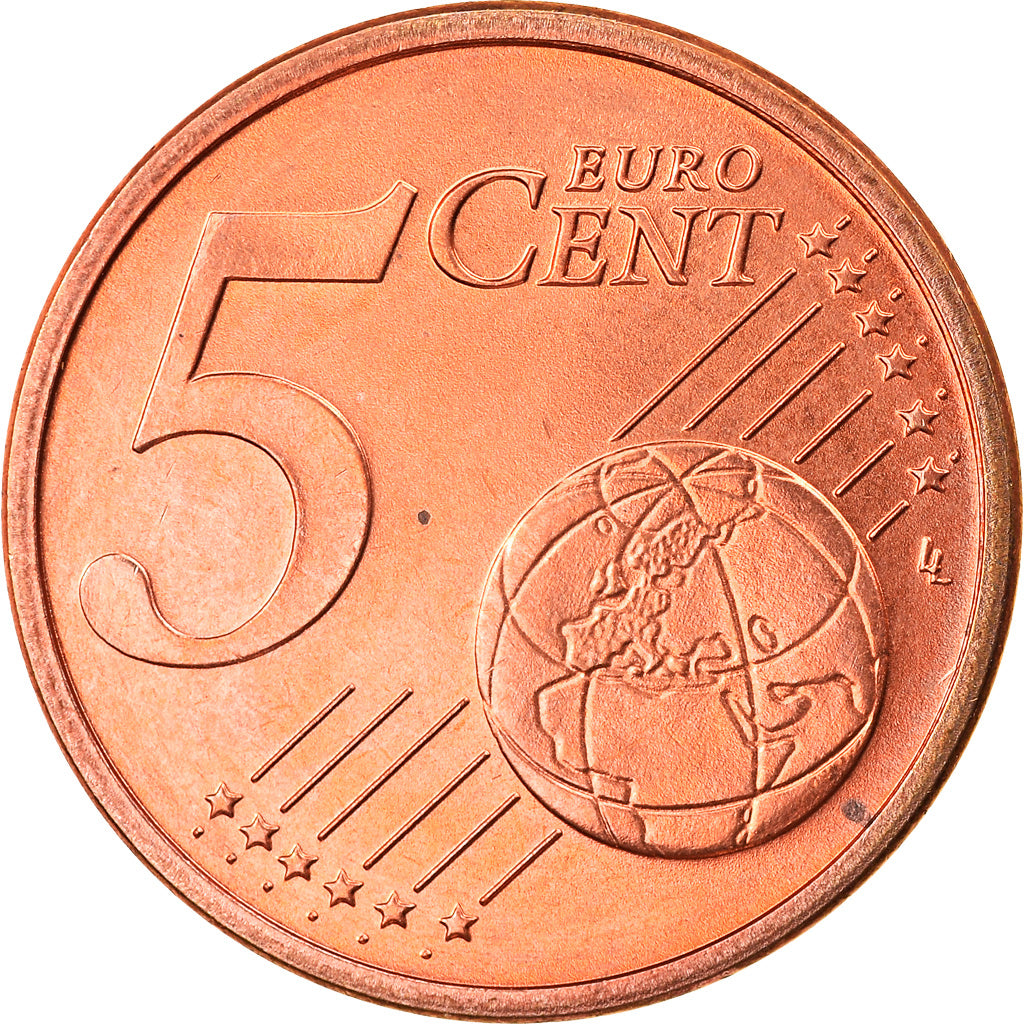 GERMANIA - REPUBBLICA FEDERALE, 5 Euro Cent, 2004, Karlsruhe, FDC, Acciaio