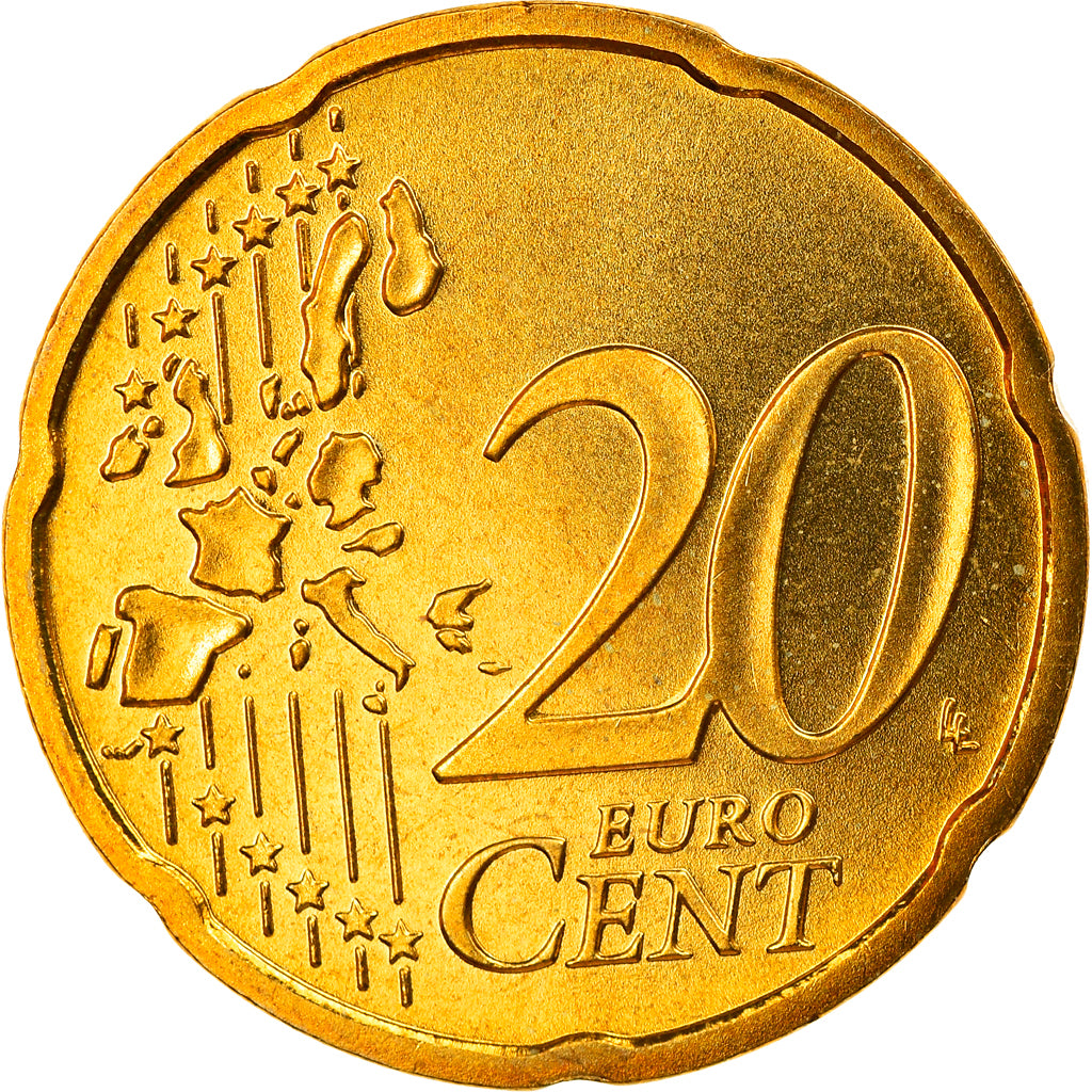 GERMANIA - REPUBBLICA FEDERALE, 20 Euro Cent, 2004, Munich, FDC, Ottone, KM:211