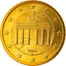 République fédérale allemande, 50 Euro Cent, 2004, Karlsruhe, FDC, Laiton